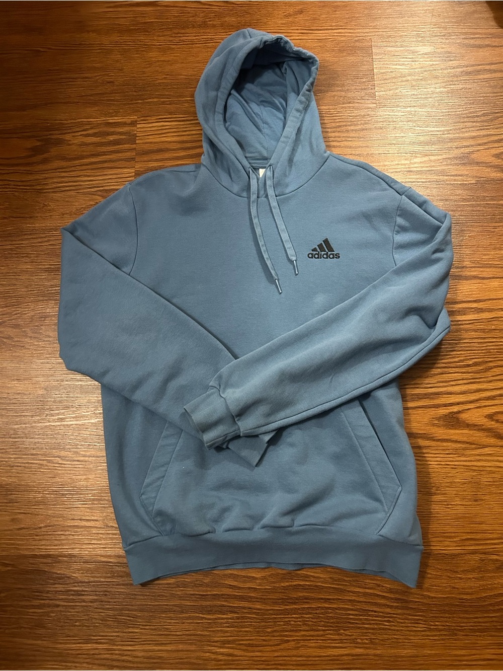 adidas Men's Slate Blue Pullover Hoodie